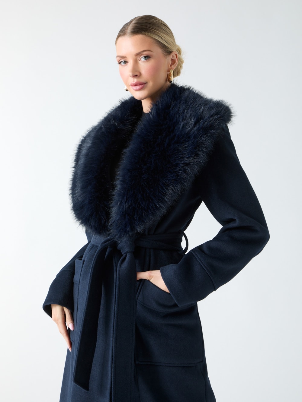 Charlize Wool-Blend Coat