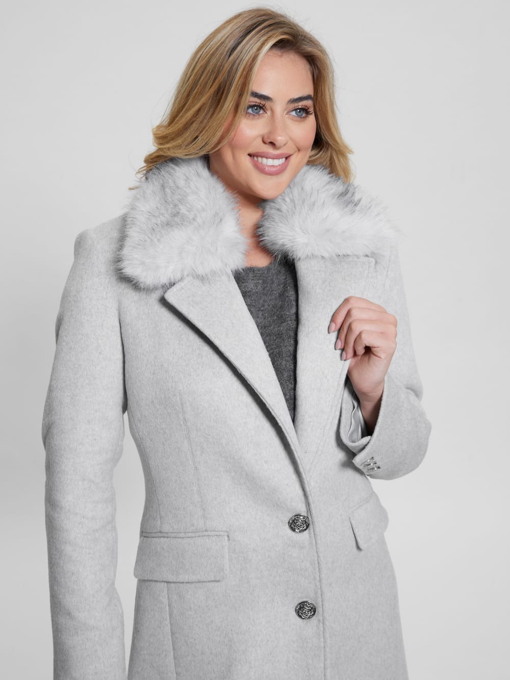 Eco Nancy Wool-Blend Coat