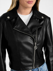 Clemence Faux-Leather Jacket