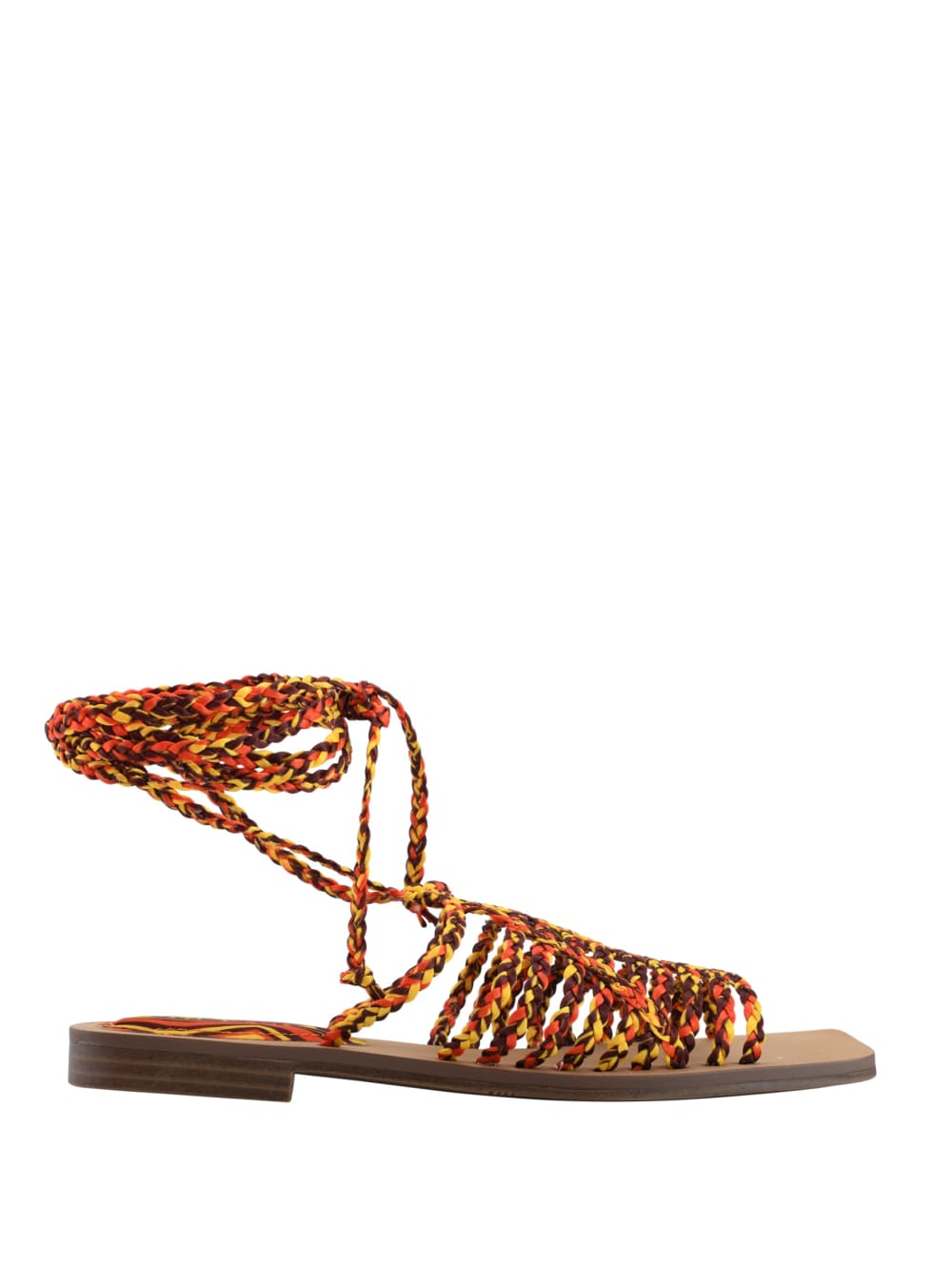 Rayana Strappy Lace-Up Sandals