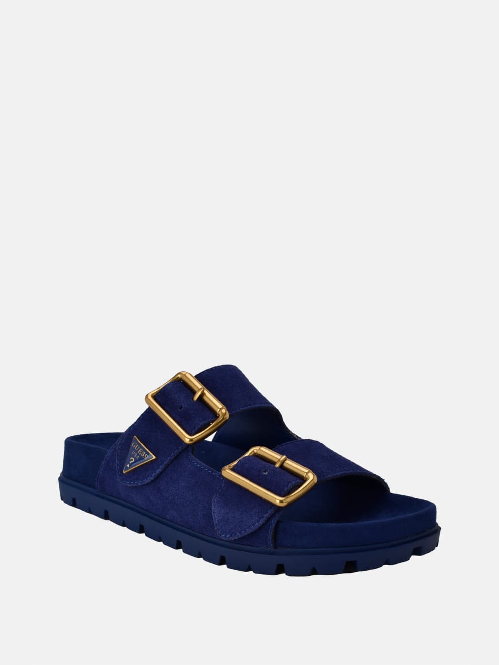 Fasten Suede Sandals