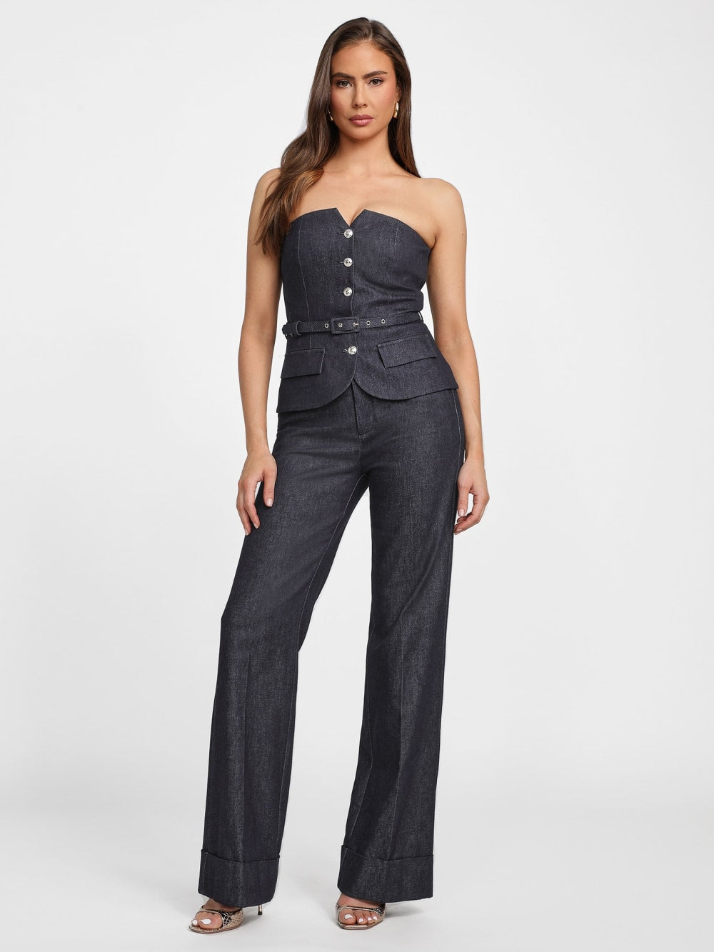 Glam De Nuit Denim Corset