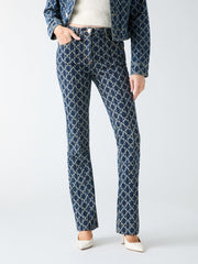 Bea Monogram Denim Pant
