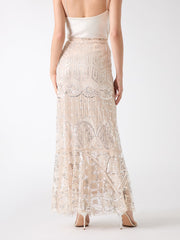 Crystals Embroidered Skirt