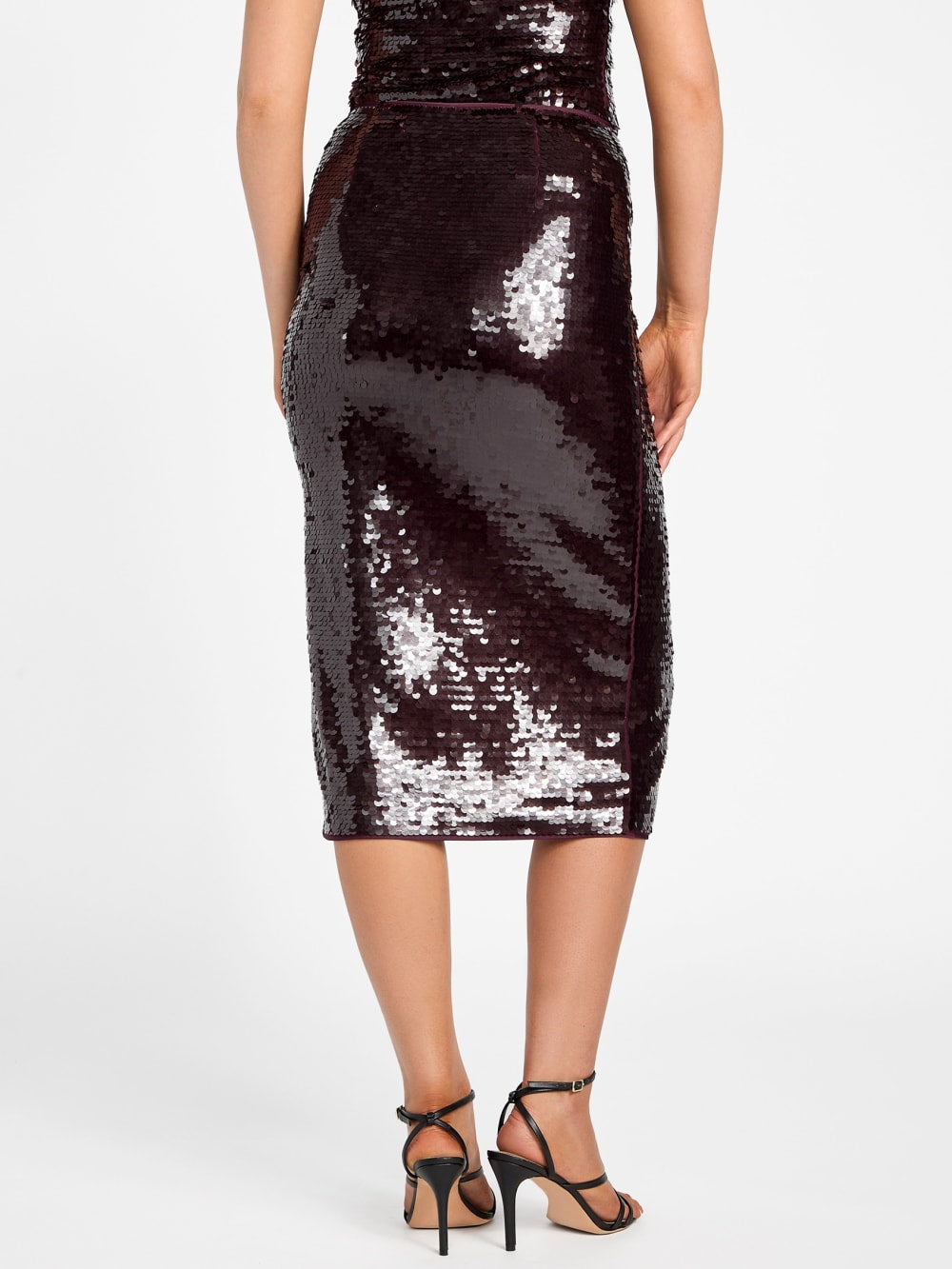 Misty Sequin Midi Skirt