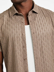 Reeves Perforated Woven Shirt