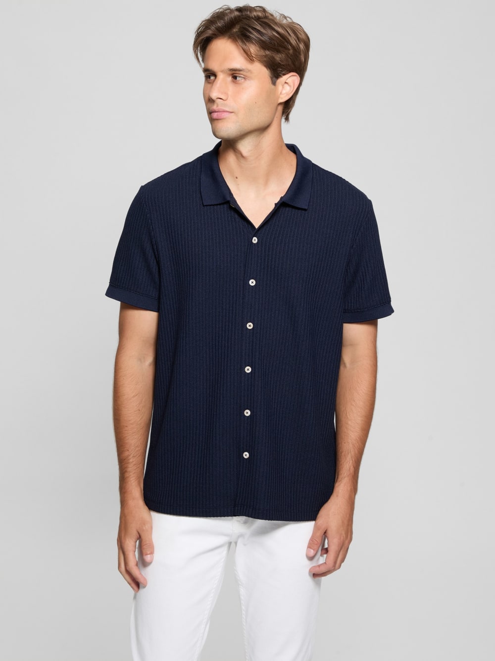 Pointelle Knit Shirt