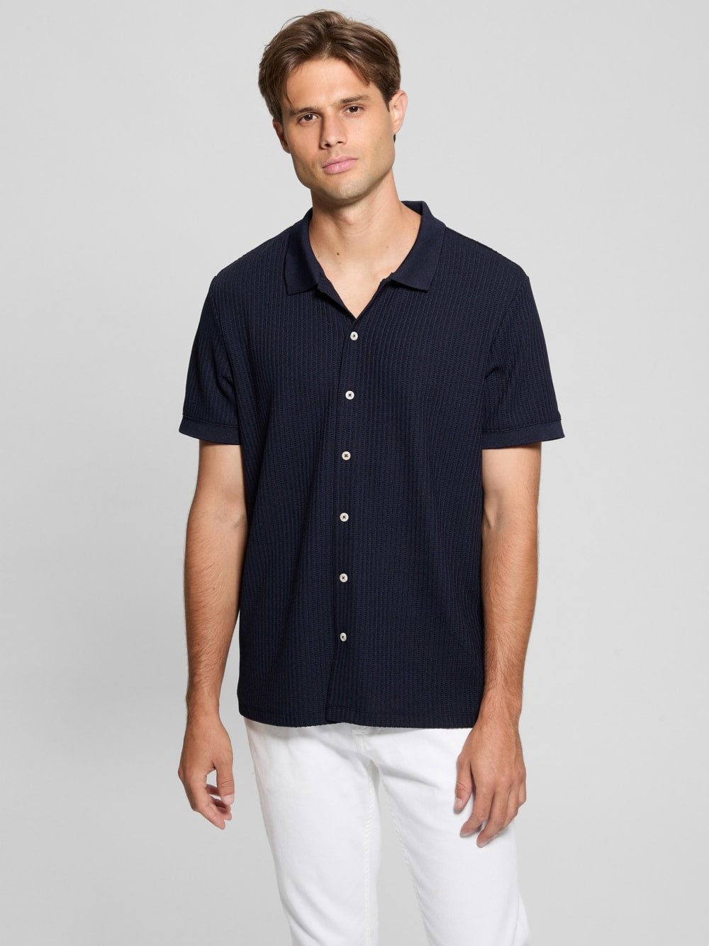 Pointelle Knit Shirt