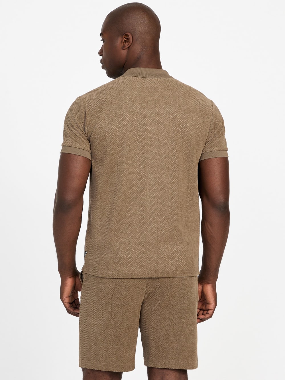 Eco Calvin Chevron-Knit Shirt