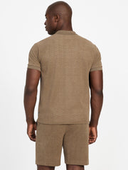 Eco Calvin Chevron-Knit Shirt