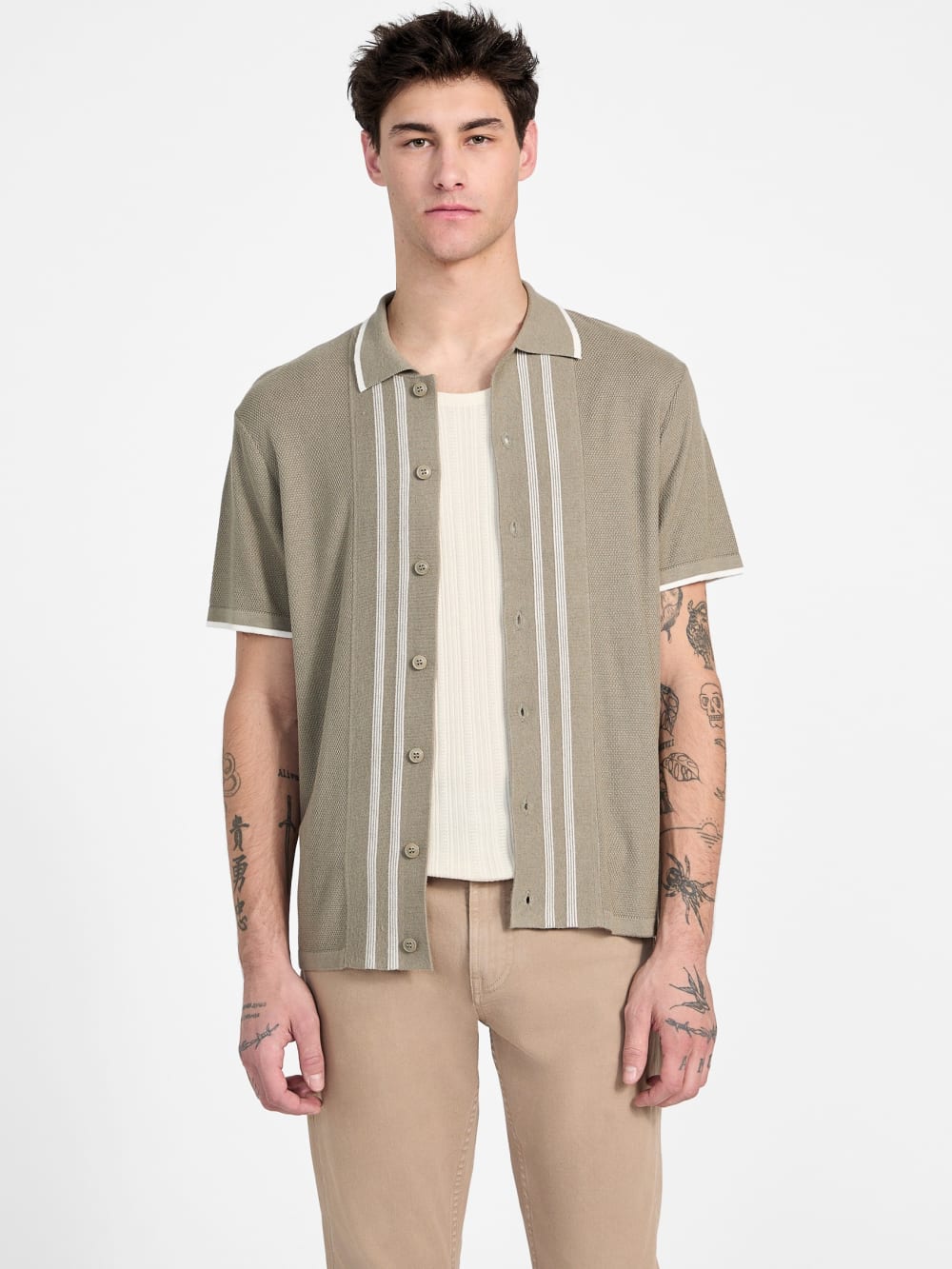 Eco Tyler Striped Sweater Shirt