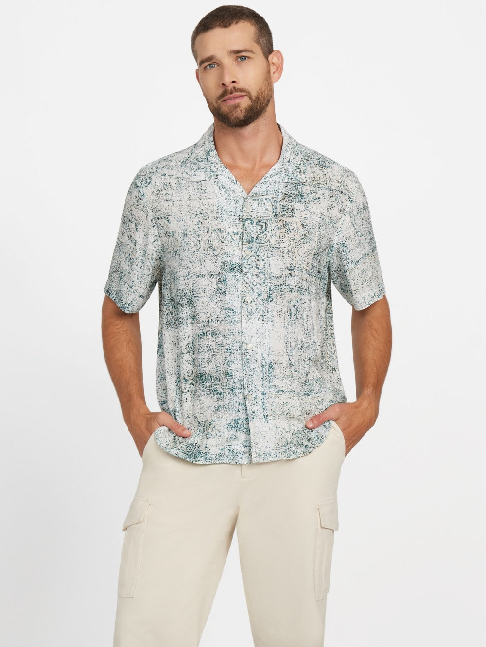 Eco Rayon Paisley Shirt