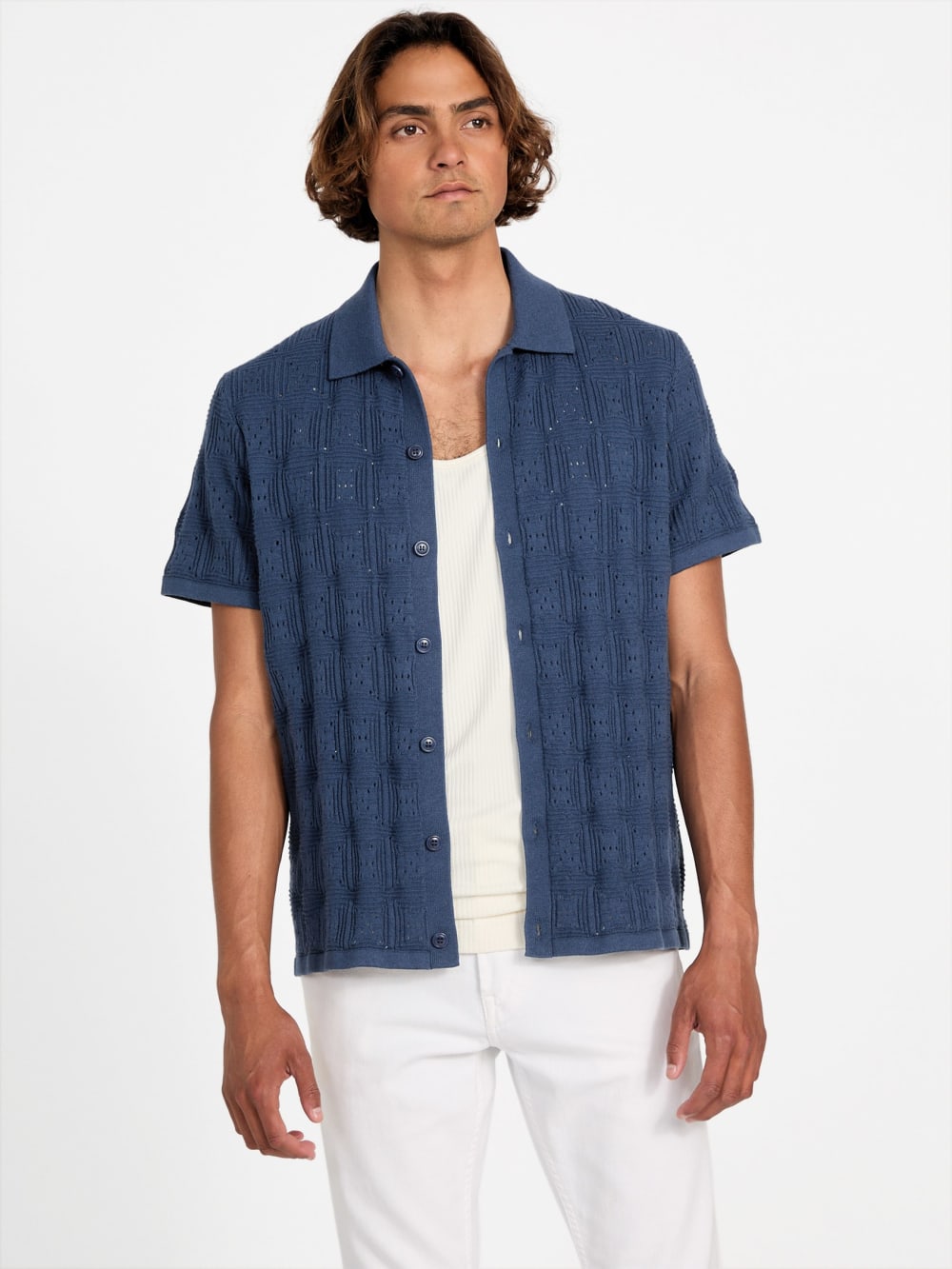 Topanga Pointelle Shirt