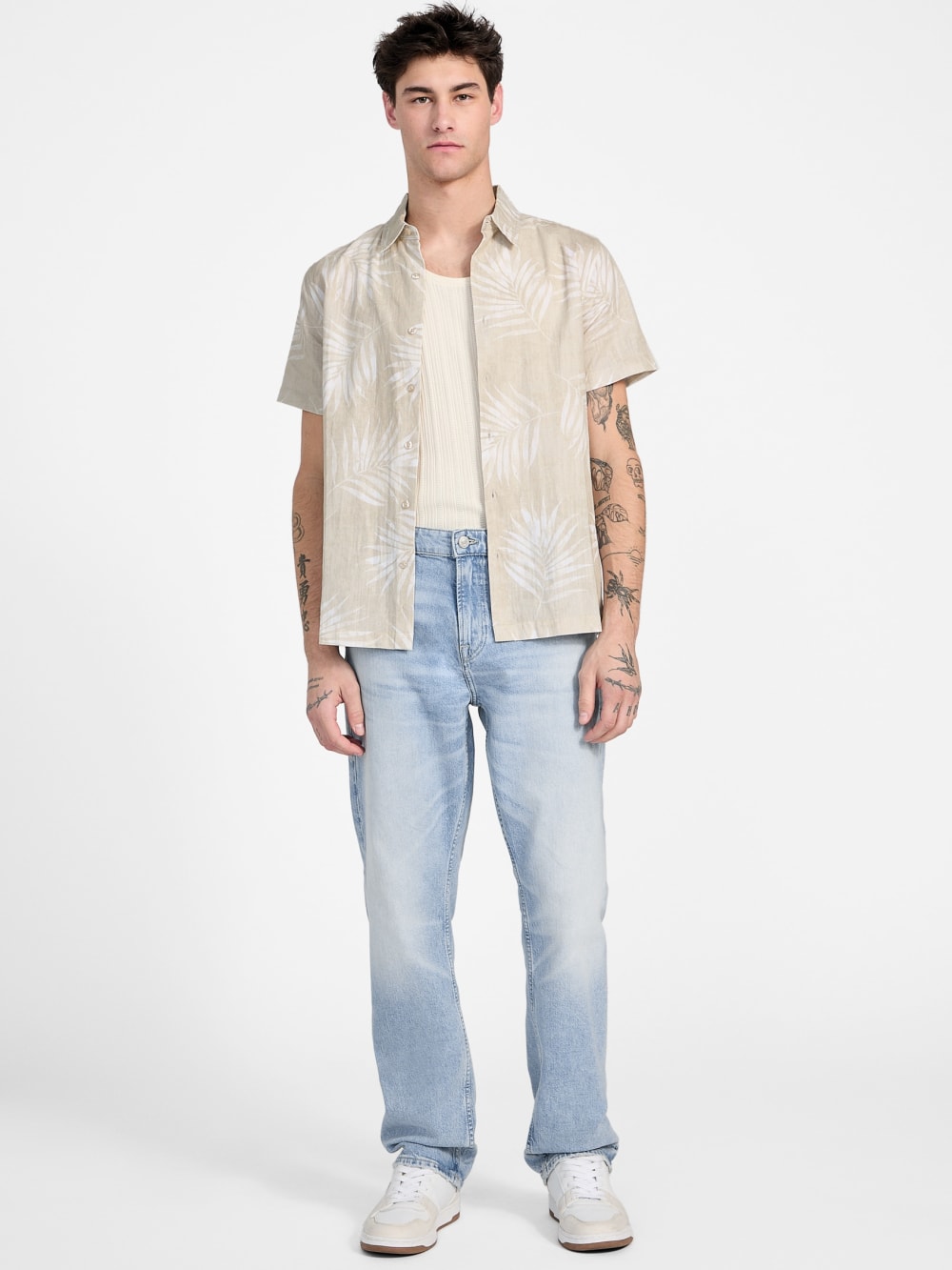 Slub-Woven Palm Shirt