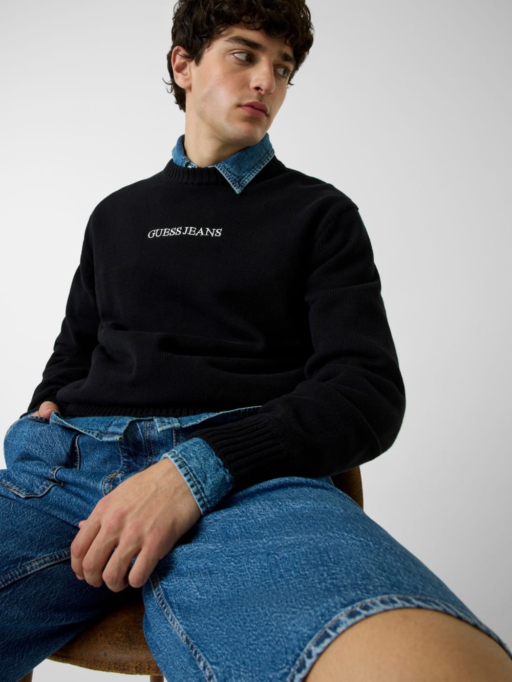 Embroidered Logo Sweater