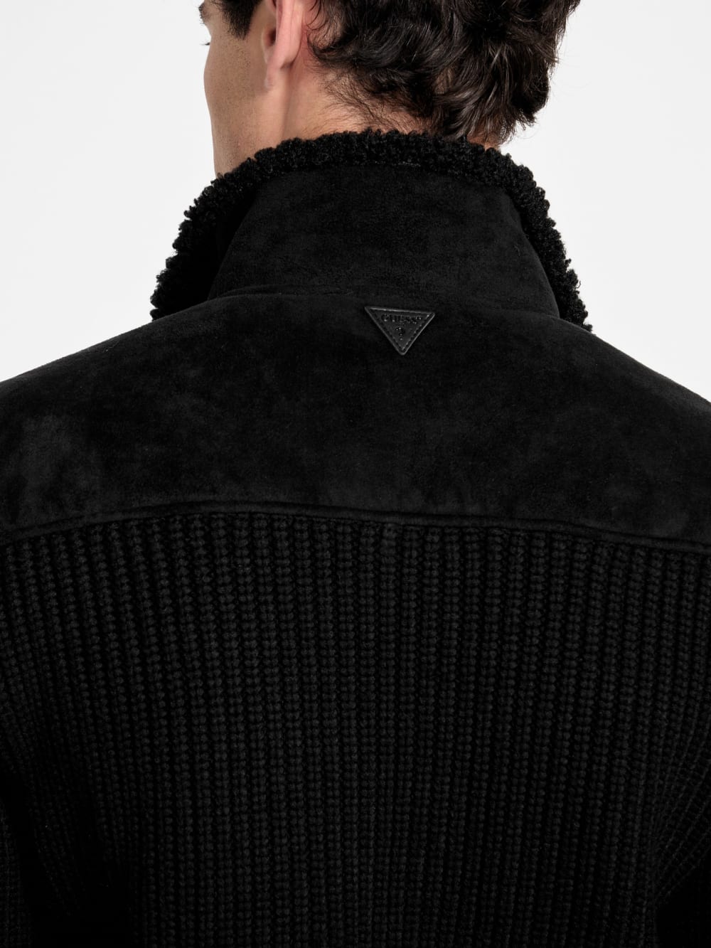River Faux- Suede Knit Jacket