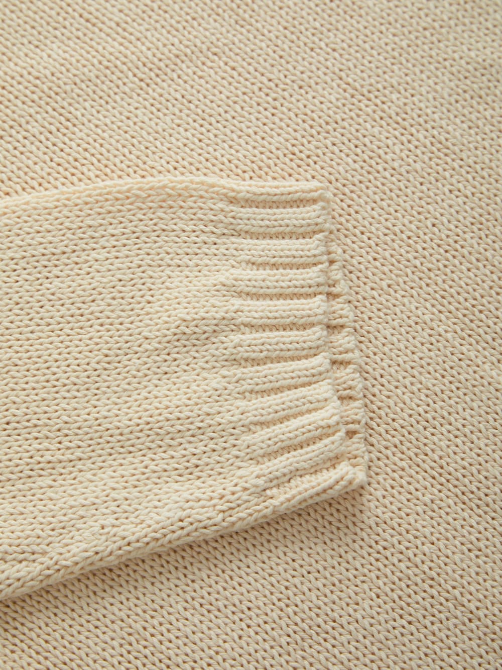 open knit sweater