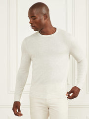 Cashmere-Blend Crewneck Sweater