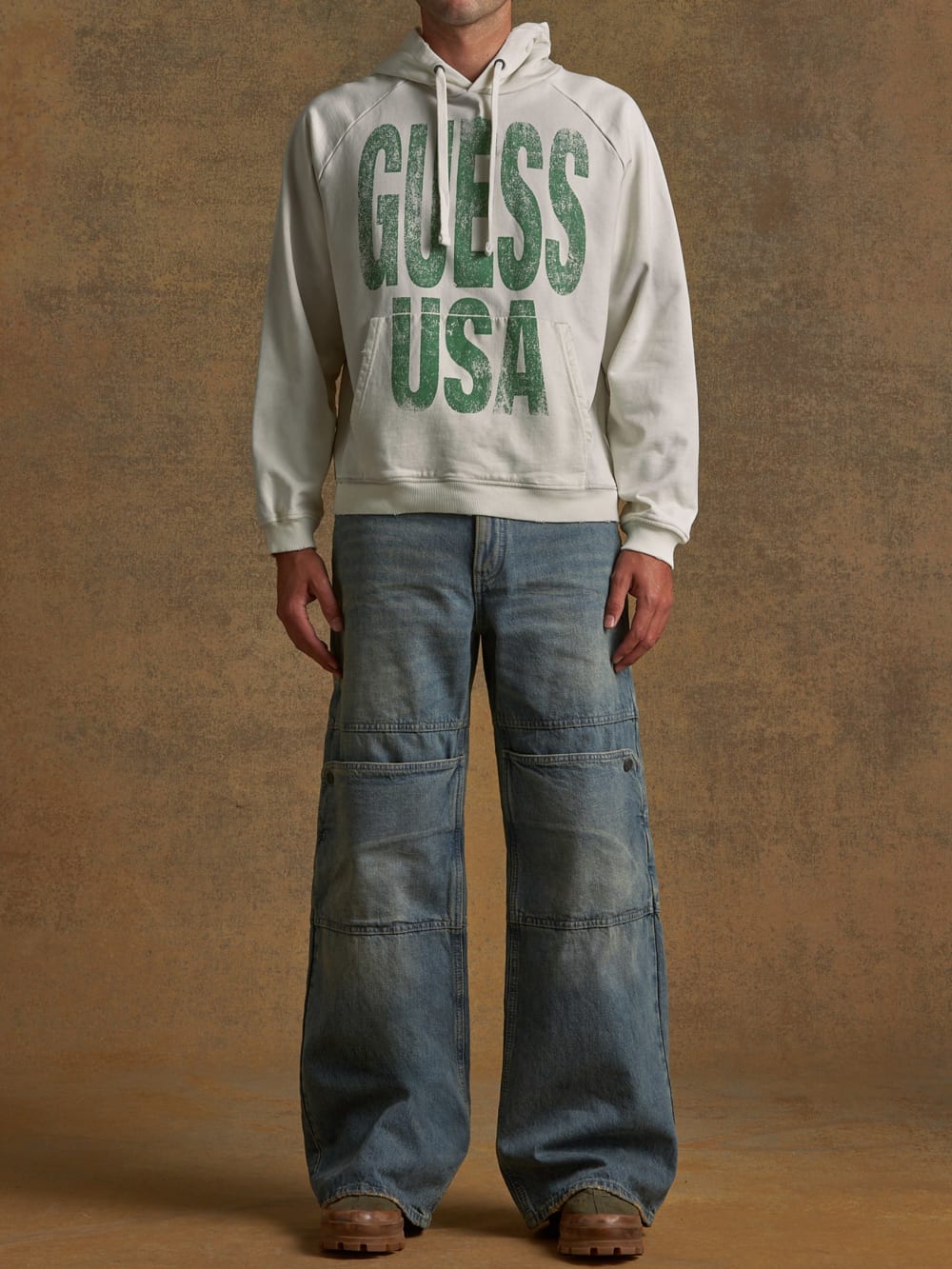 oversized logo hoodie
