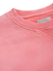 distressed logo crewneck