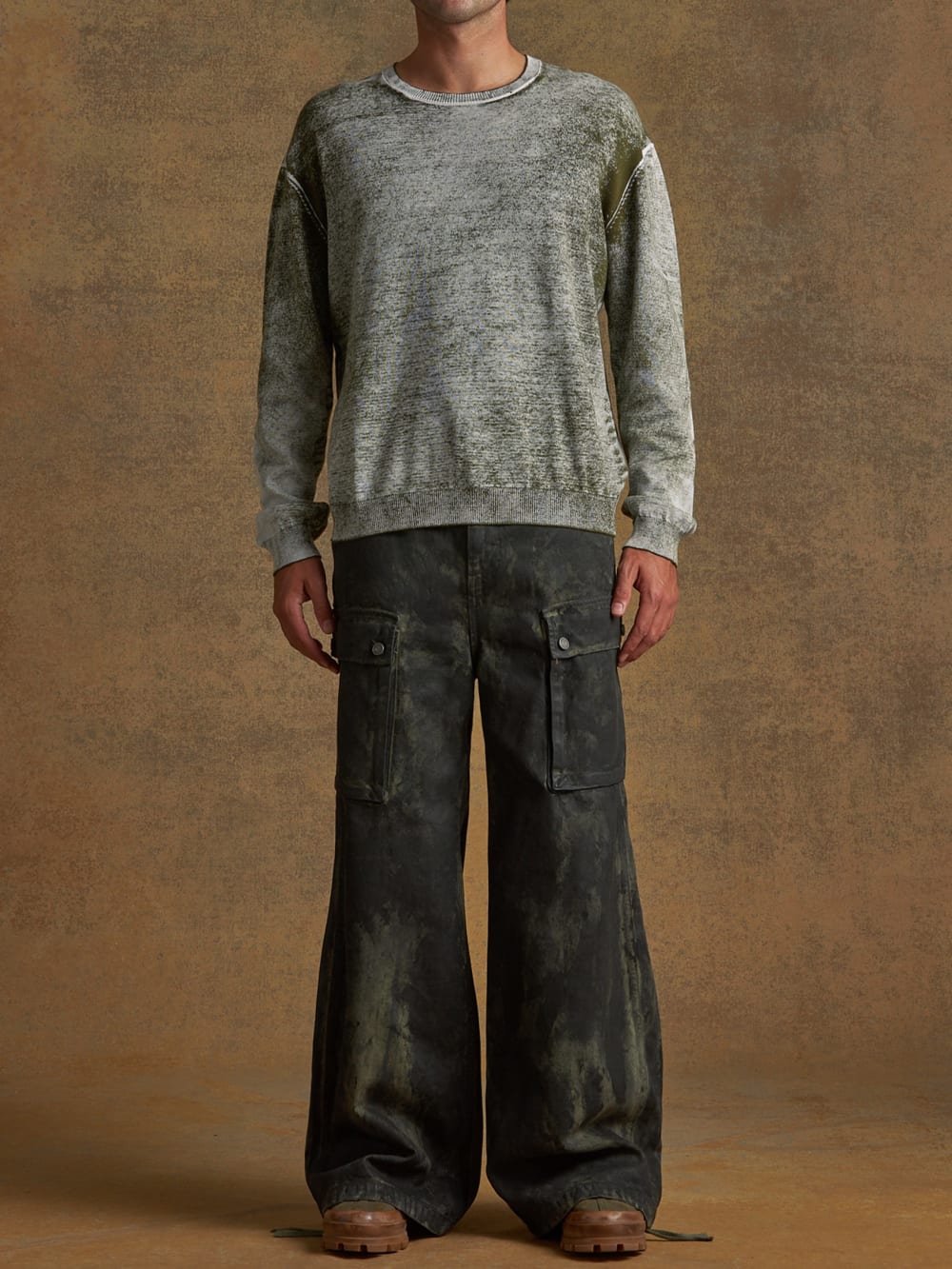 marled sweater
