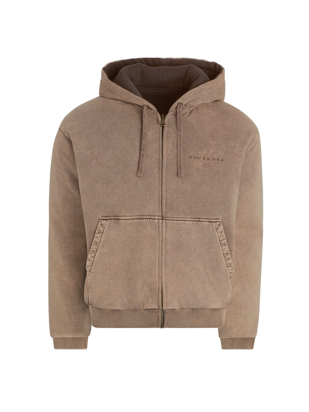 reversible zip hoodie