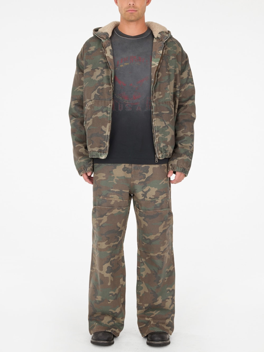 camo hoodie