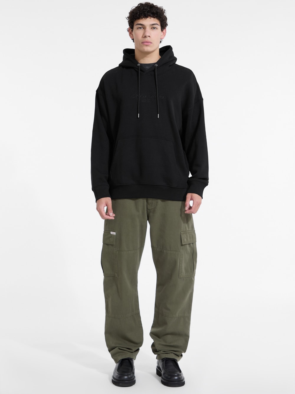 Embroidered Logo Hoodie