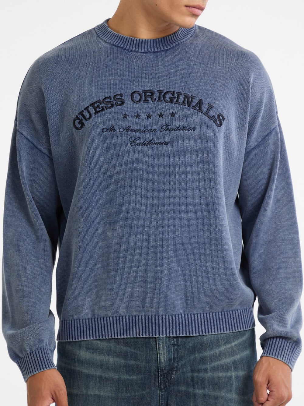 GUESS Originals Eco Boxy Logo Sweater