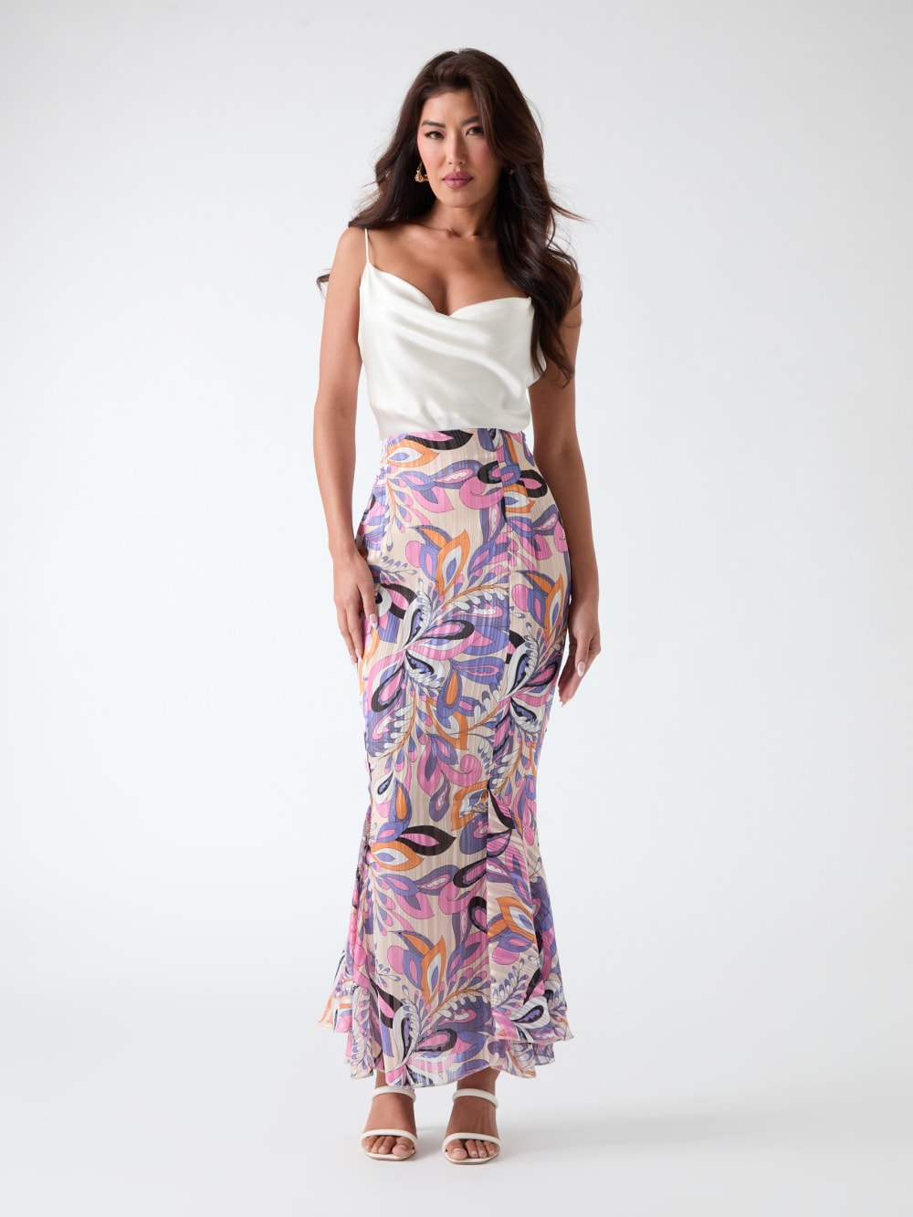 Luise Crused Paisley Skirt