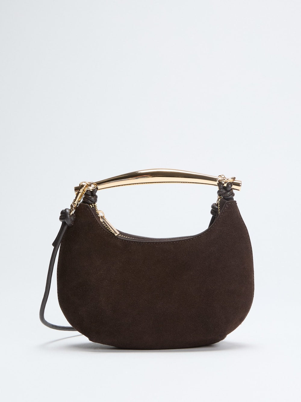 Victoria Leather Mini Hobo Bag