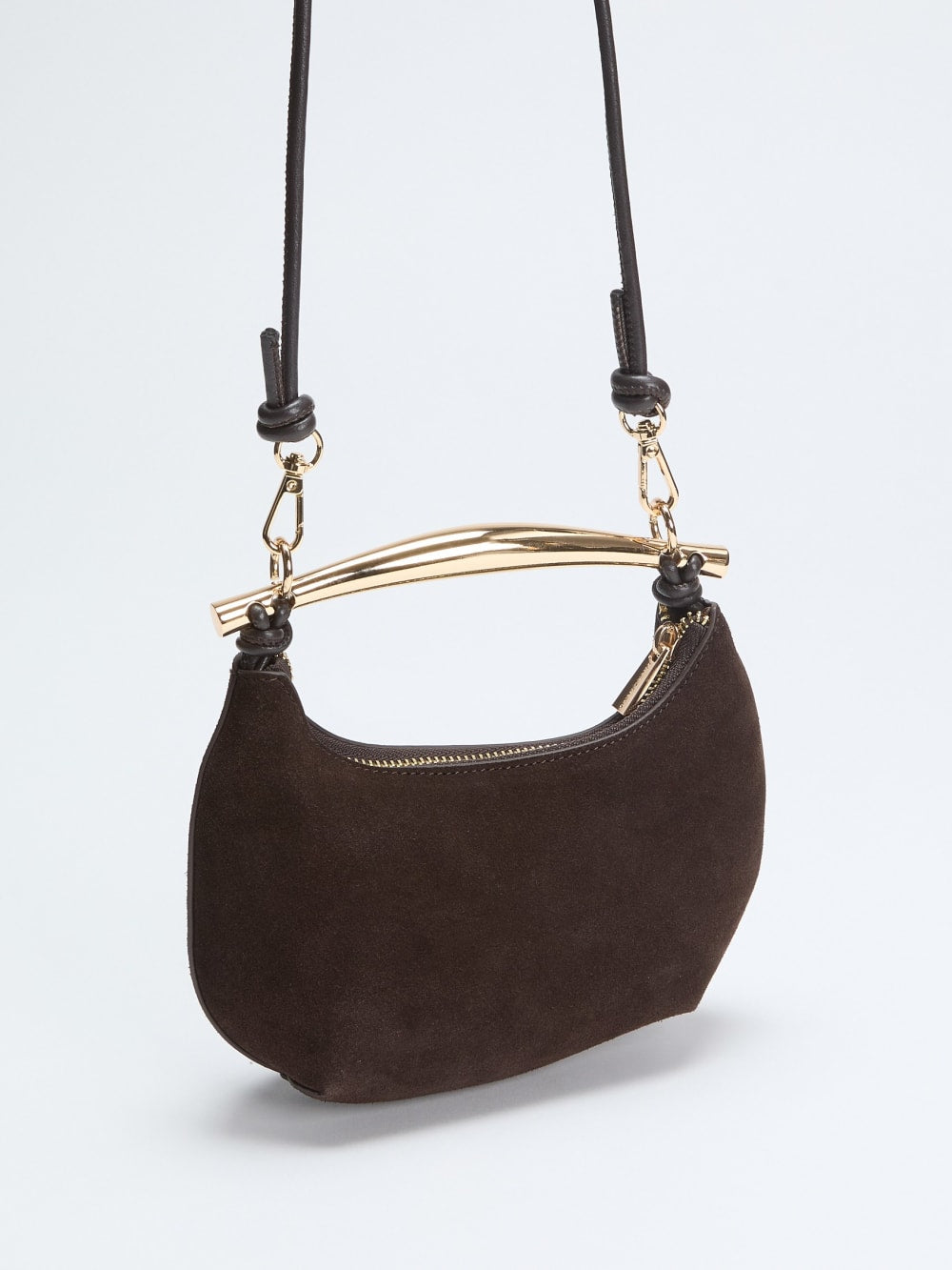 Victoria Leather Mini Hobo Bag