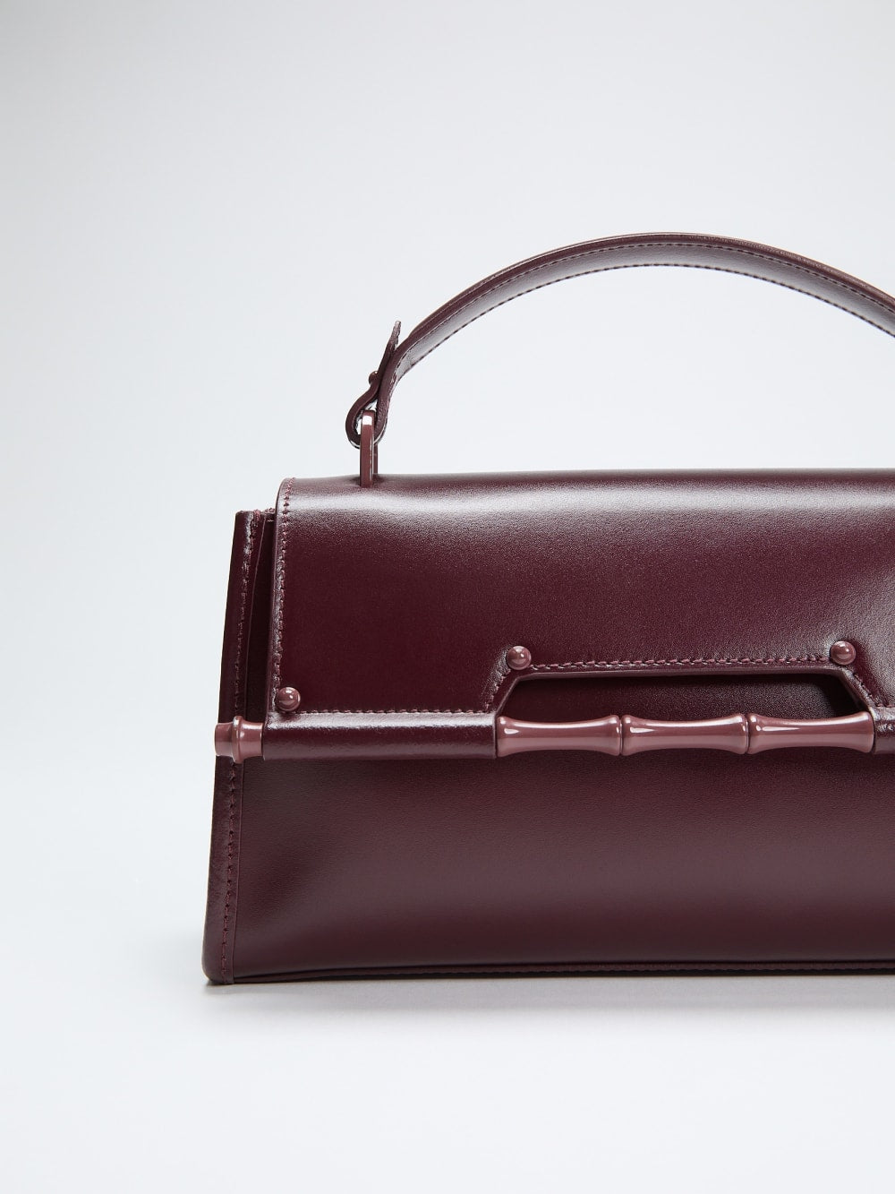 Iris Bamboo Leather Satchel