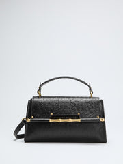 Iris Bamboo Mini Leather Satchel