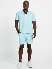 Linen-blend shirt