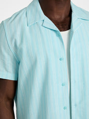 Linen-blend shirt