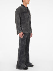 padded corduroy overshirt