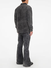 padded corduroy overshirt
