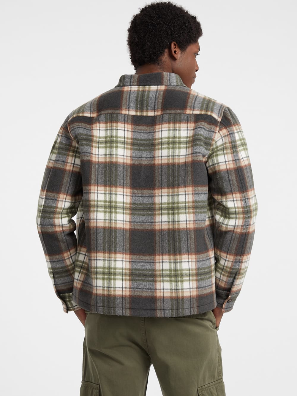 Brushed Wool-Blend Shacket