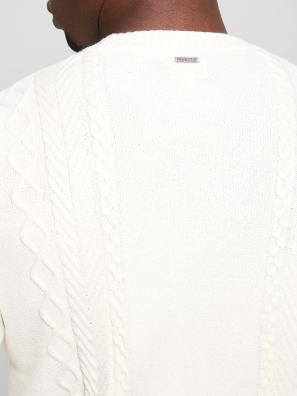 Eco Noah Crewneck Celtic Cable-Knit Sweater