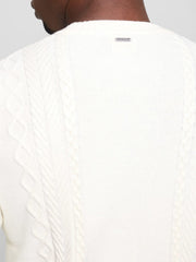 Eco Noah Crewneck Celtic Cable-Knit Sweater